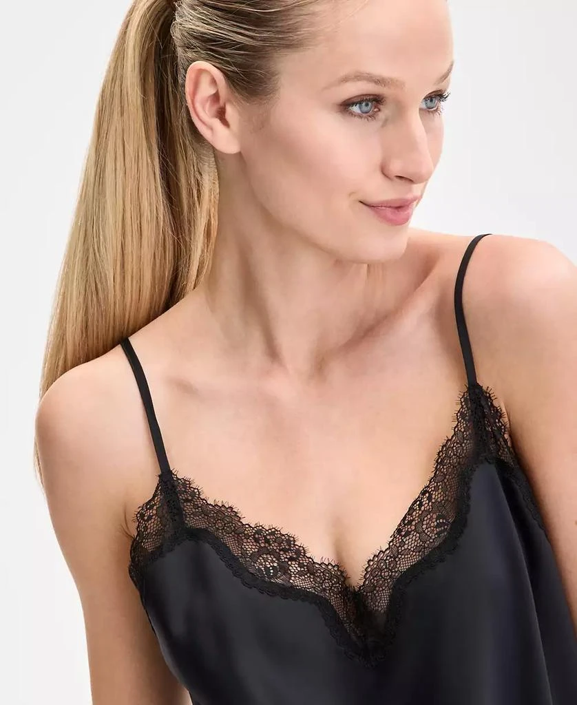 INC International Women's Lace-Trim Satin Chemise, Exclusively at Macy's 2