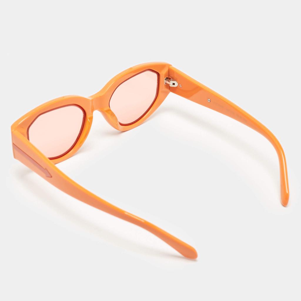 KAREN WALKER Karen Walker Orange Castaway Cat Eye Sunglasses