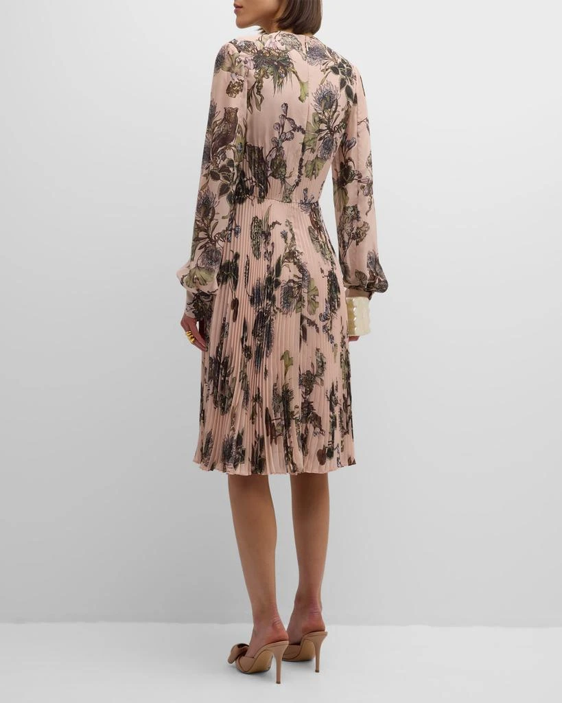 Jason Wu Forest Floral Pleated Short Dress 4