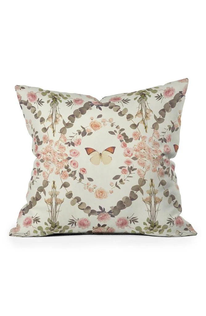 DENY Designs Emanuela Carratoni Butterfly Throw Pillow