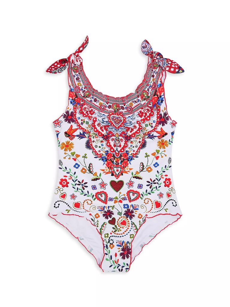 Camilla Little Girl's &Girl's Faith, Luck & Justice Kids Babylocked One-Piece Swimsuit