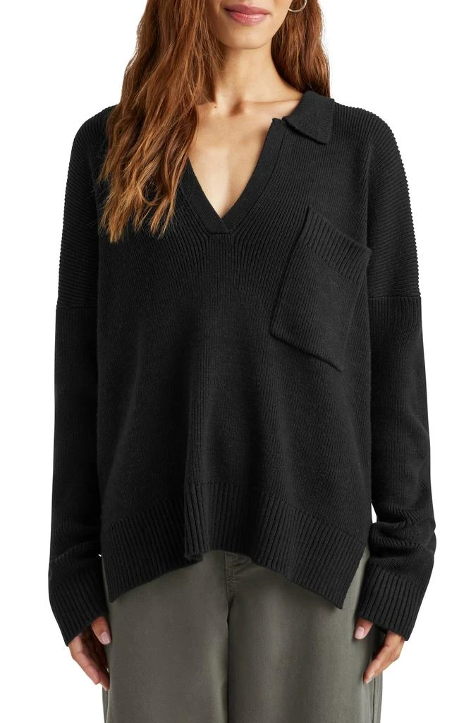 Splendid Kristen Polo Sweater 1