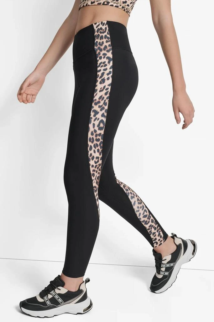 DKNY SUPER HIGH WAIST FULL LENGTH PRINT BLOCK LEGGING 3