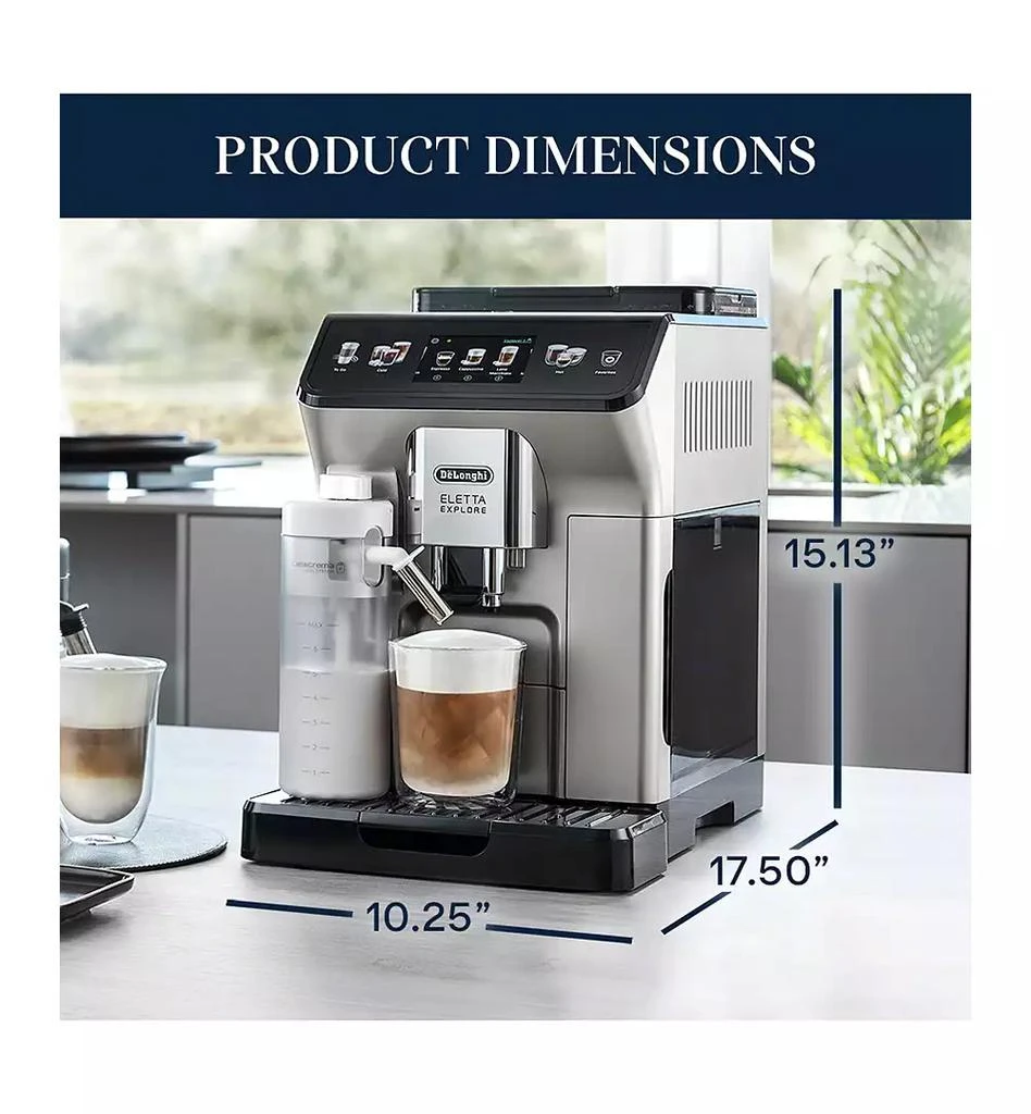 De'Longhi Eletta Explore Automatic Espresso Machine with Cold Brew 8