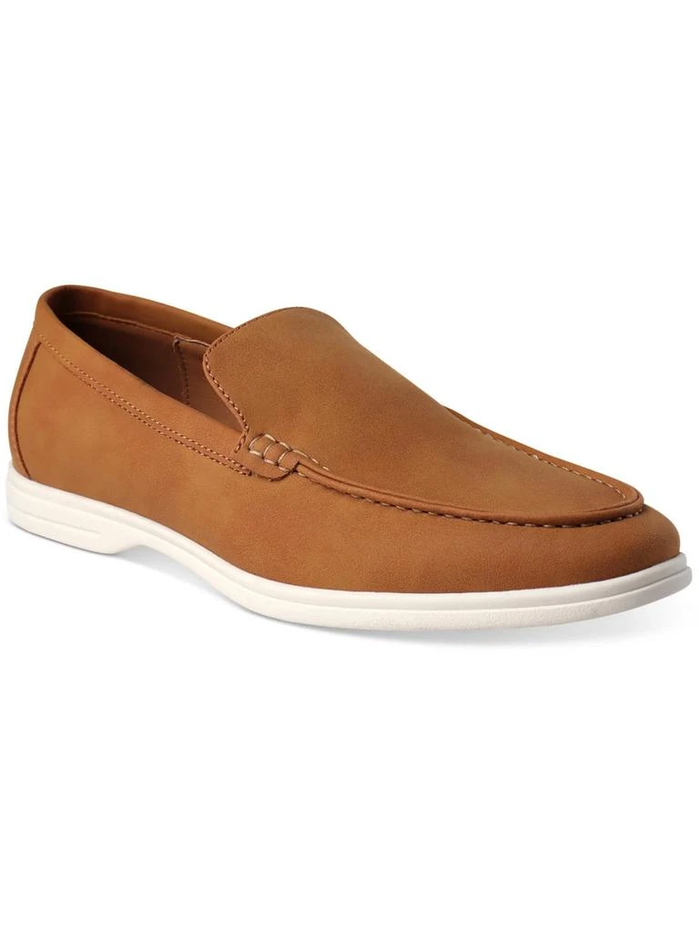 Alfani Porter Mens Faux Leather Memory Foam Loafers 1