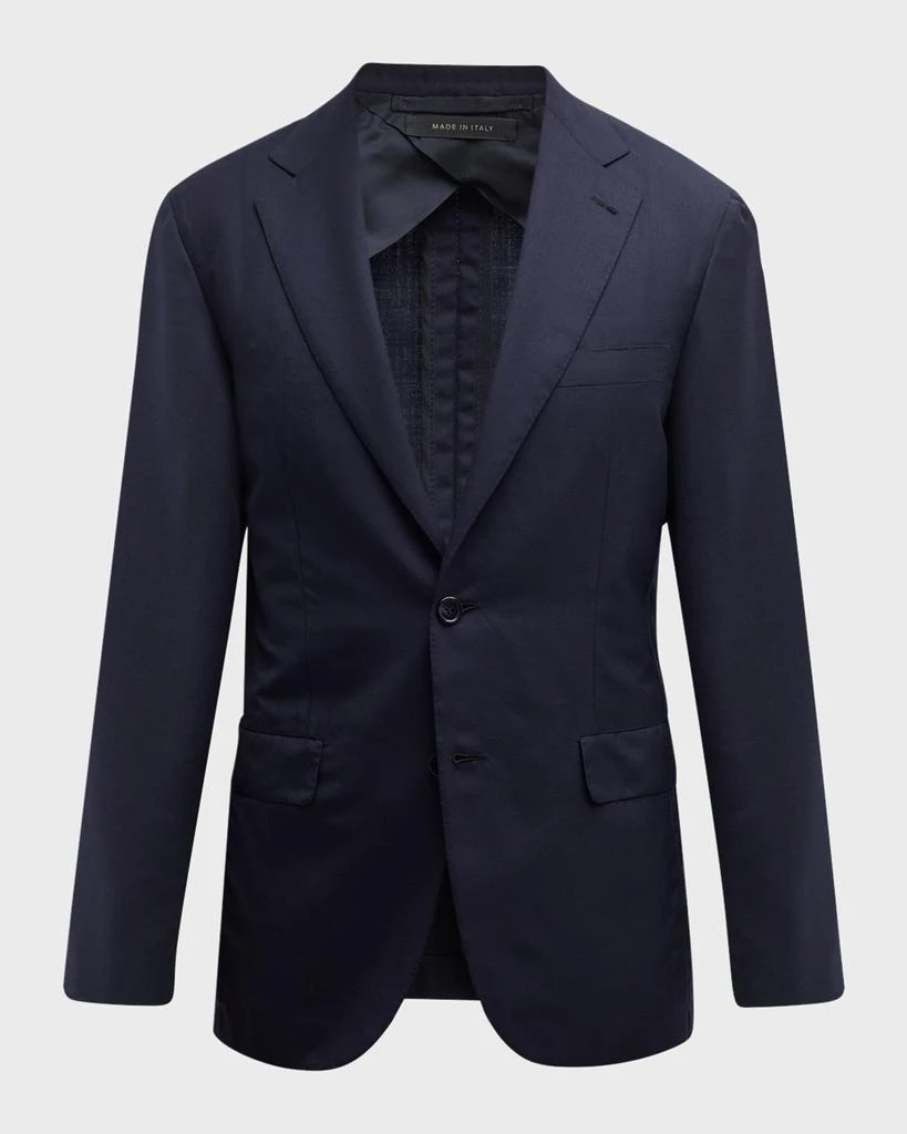 Brioni Men's Solid Wool-Silk Blazer 1