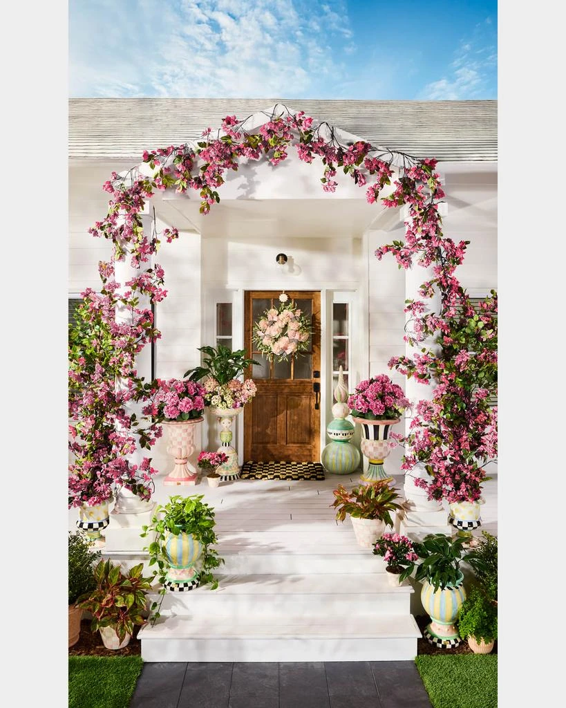 MacKenzie-Childs Butterfly Meadow Peony 26" Wreath 4