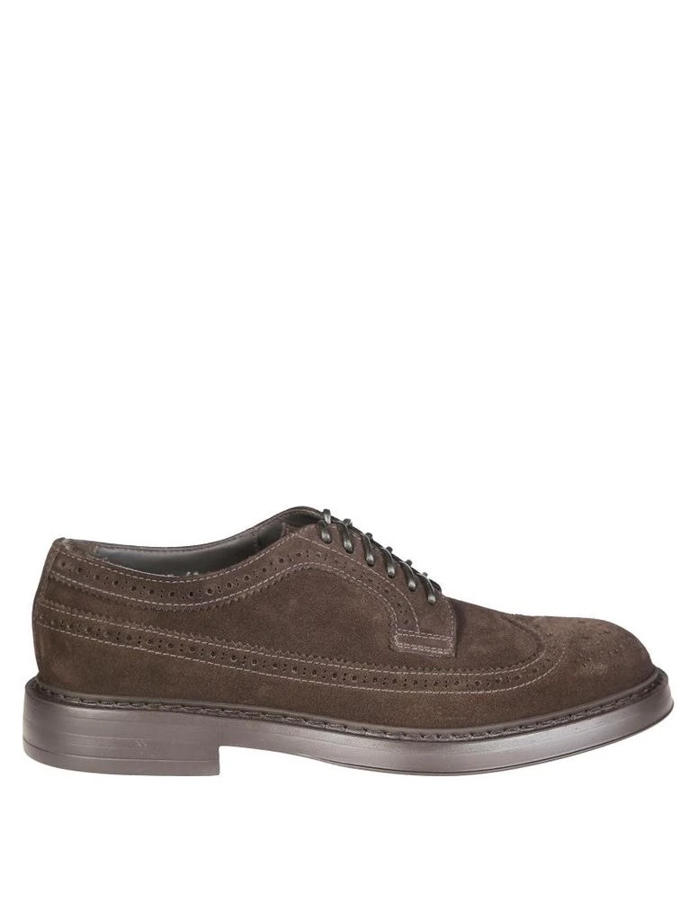 DOUCAL'S Wingtip Derby Shoe With Brogue Detailing 1