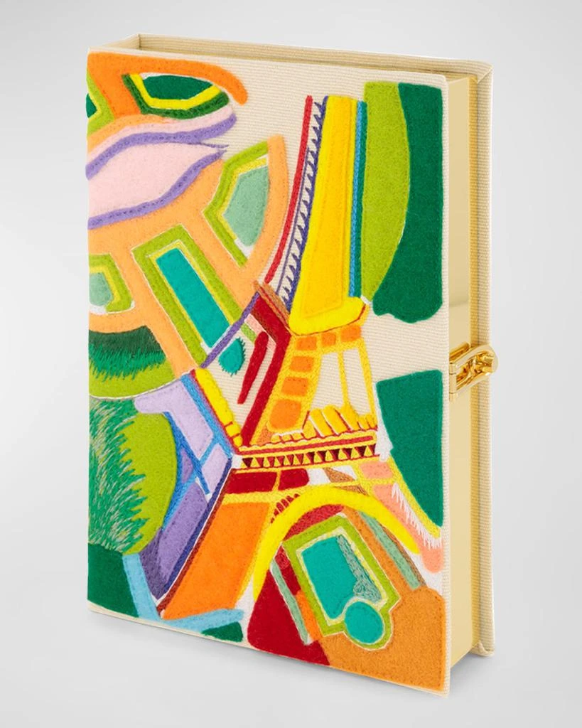 Olympia Le-Tan Robert Delaunay's Eiffel Tower Book Clutch Bag 2