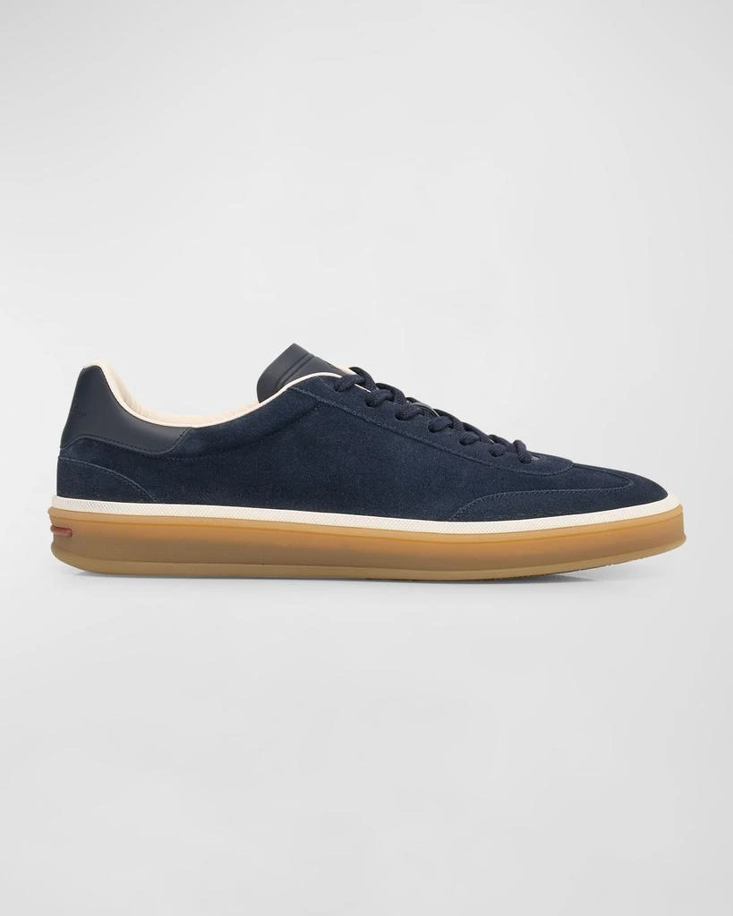 Loro Piana Men's Tennis Walk Suede Low-Top Sneakers 1