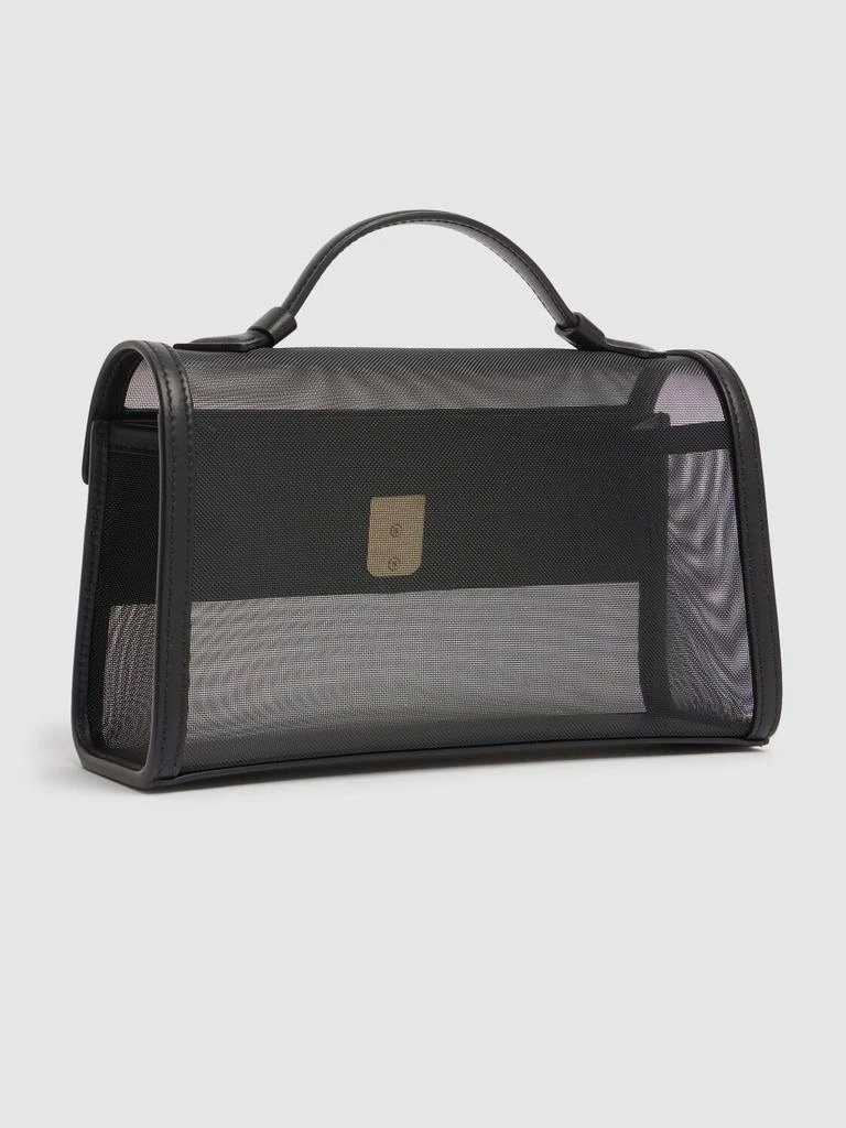 SAVETTE The Symmetry Mesh W/ Leather Pochette 4