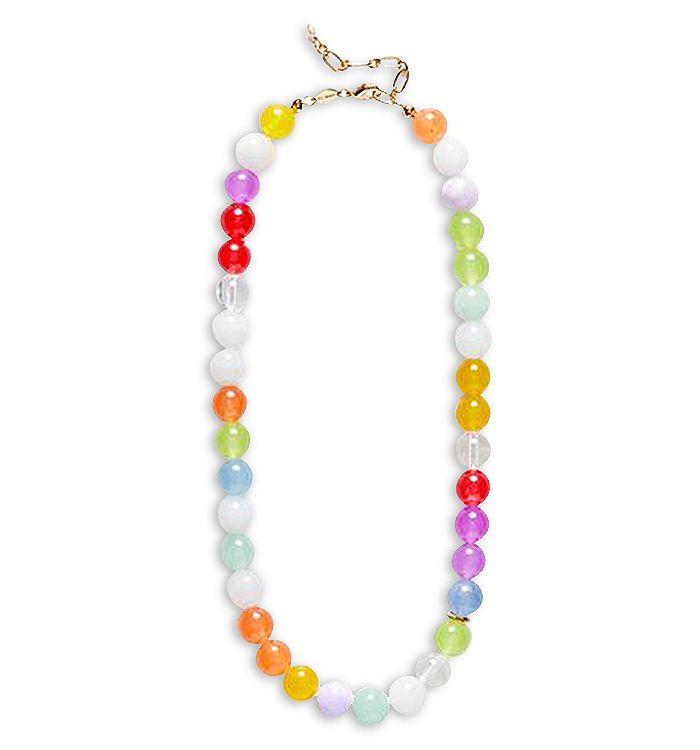 ANNI LU Ball Mixed Bead Collar Necklace, 15.55"-17.32"