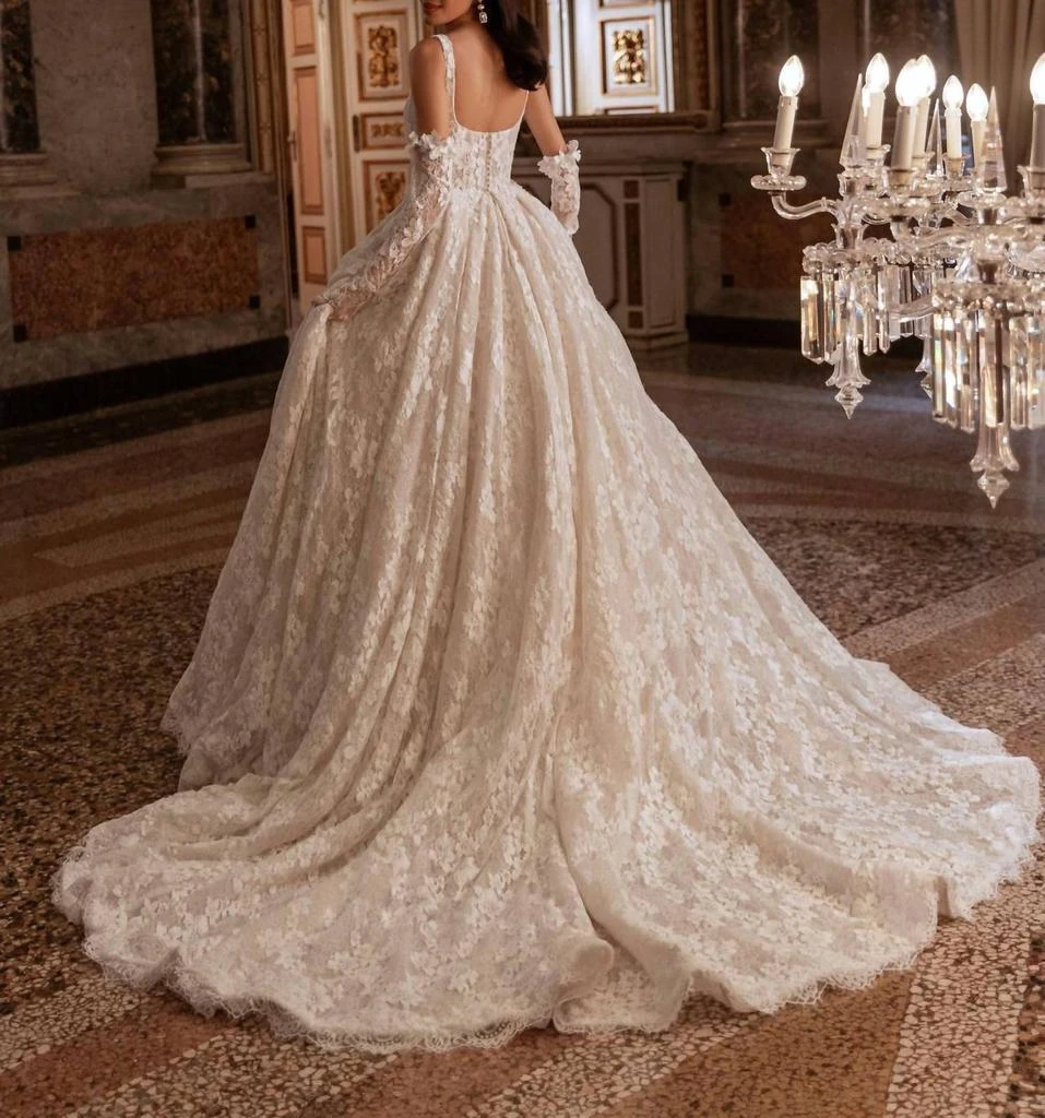 Demetrios Demetrios - Laced A Line Wedding Gown 2