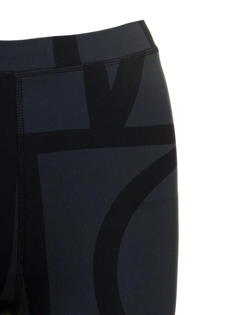 Totême Totême Two-Tone Monogram Printed Leggings 3