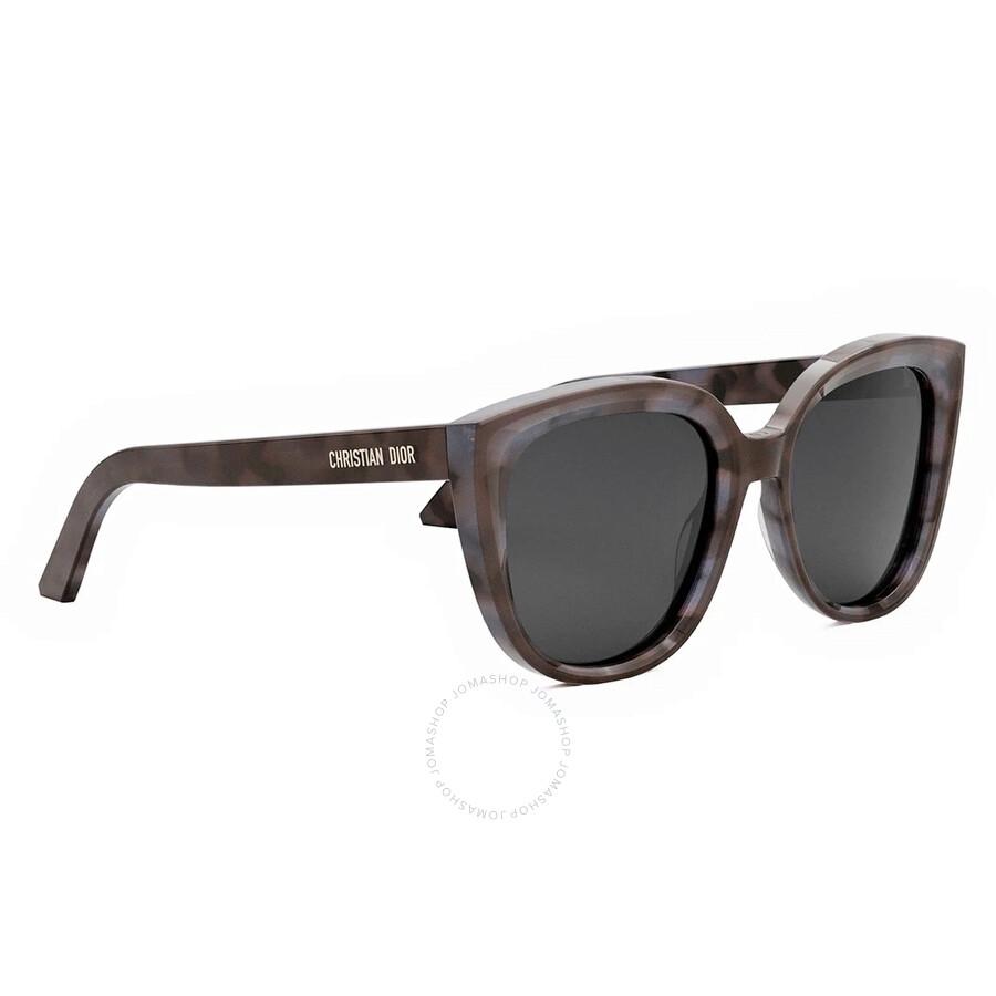 Dior DIORMIDNIGHT R1I Smoke Cat Eye Ladies Sunglasses CD40137I 56A 54