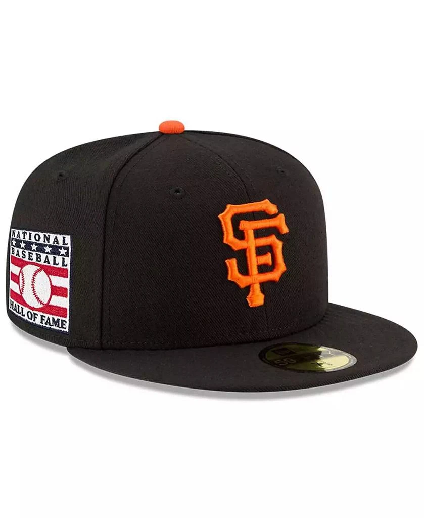 New Era Men's Black San Francisco Giants National Baseball Hall of Fame 59FIFTY Fitted Hat 1