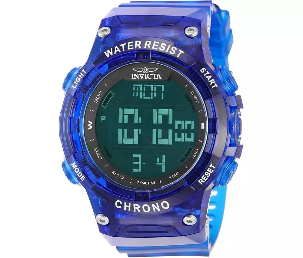 Invicta Men's 49048 Invicta Racing  Digital GMT/Alarm Black Dial Watch 2