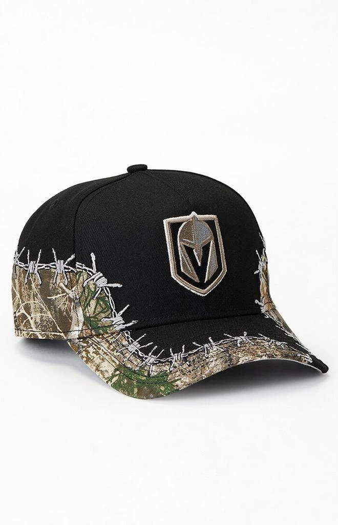 New Era Las Vegas Golden Knights Camo Barbwire 9FORTY Snapback Hat 1