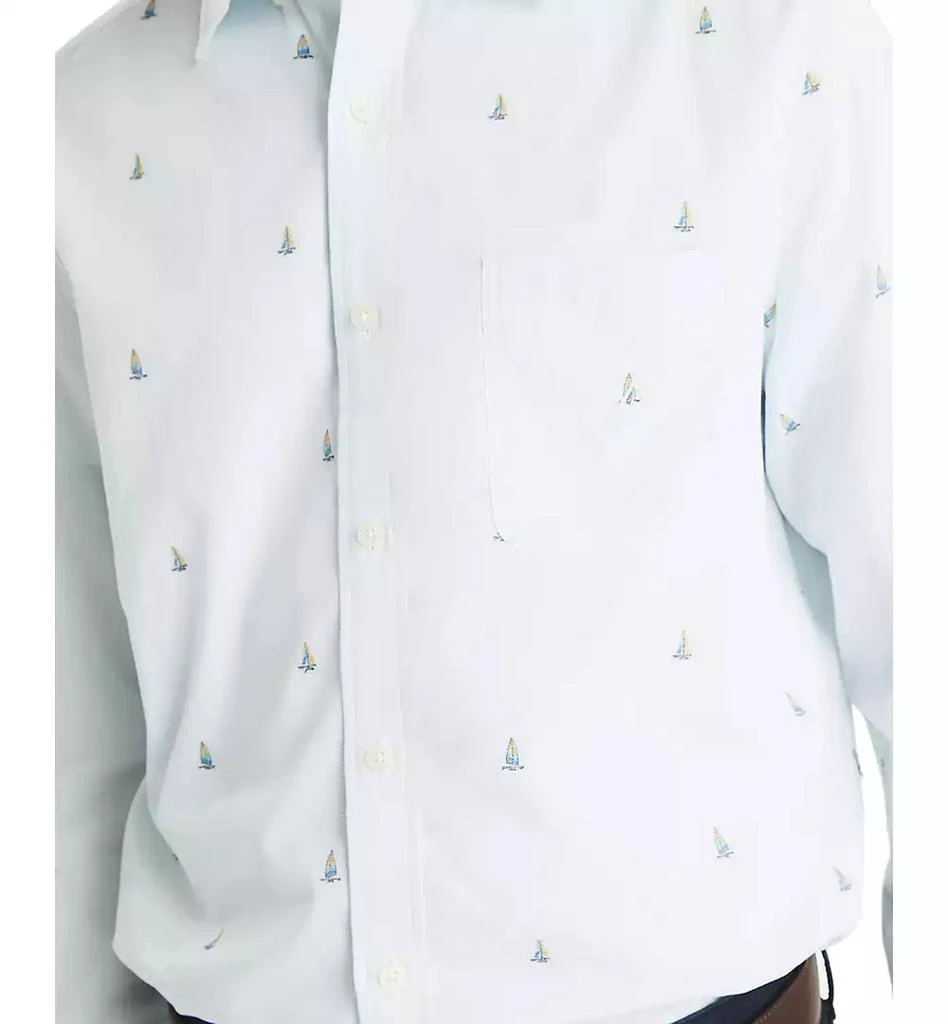 Nautica Men's Long Sleeve Printed Button Down Shirt 3