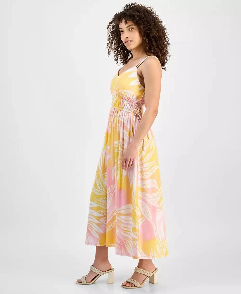 JAMIE & LAYLA Petite V-Neck Sleeveless Side-Tie Midi Dress 2