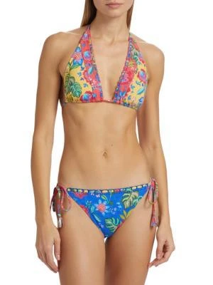Johnny Was Rumba Mix String Bikini Top