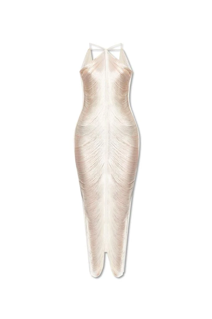Cult Gaia Cult Gaia Renata Halterneck Fringed Gown 1