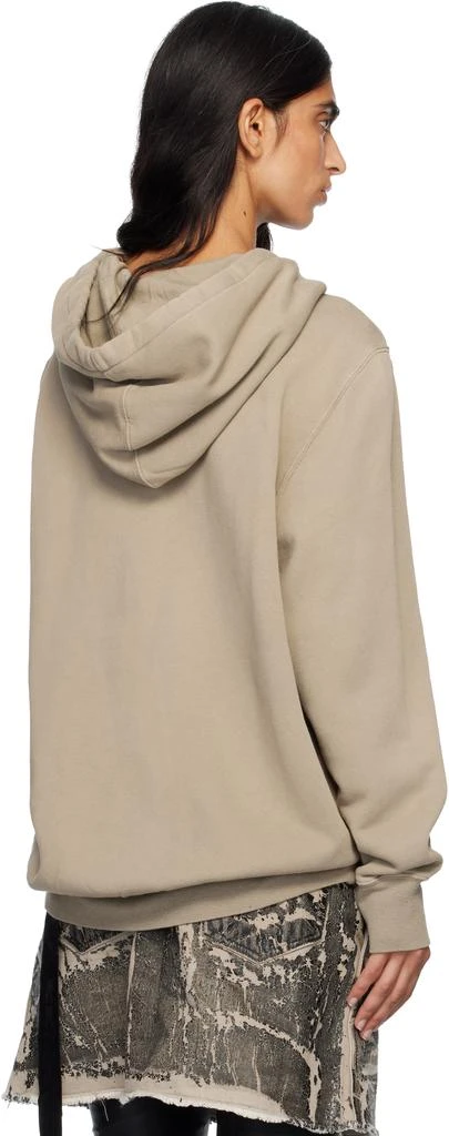 Rick Owens Taupe Concordians Oversized Hoodie 3