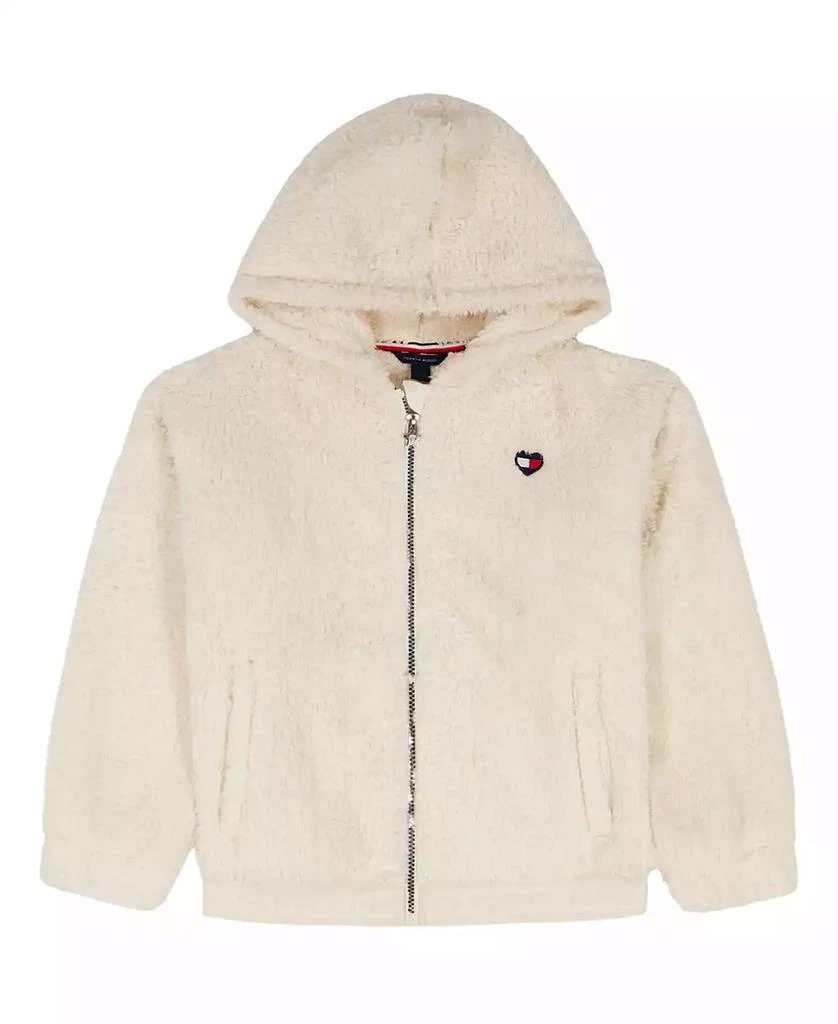 Tommy Hilfiger Girls
 7-16 Minky Loose-Fit Zip-Up Hoodie 1