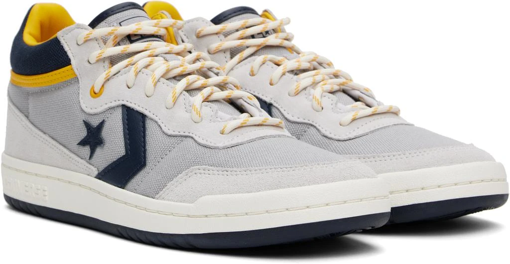 Converse Gray CONS Fastbreak Pro Suede & Canvas Sneakers 4