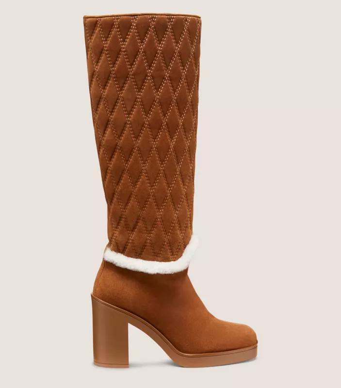 【関税込み】STUART WEITZMAN 'Lux curl' ankle boots Stuart Weitzman Lux Curl Ankle Boots - Boots - BeyondStyle