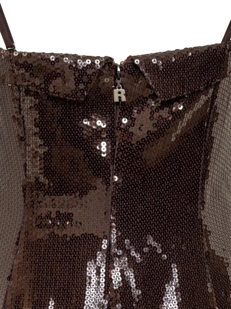 ROTATE Birger Christensen ROTATE Sequinned Sleeveless Midi Dress 4