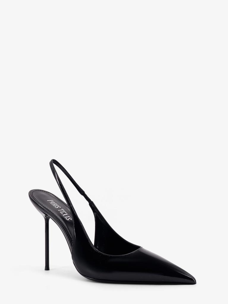 Paris Texas Lidia patent leather slingback decolleté