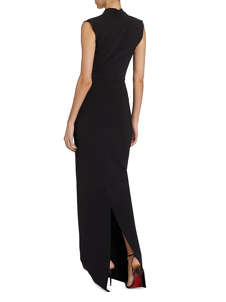 Chiara Boni Lalia V-Neck Column Gown 5