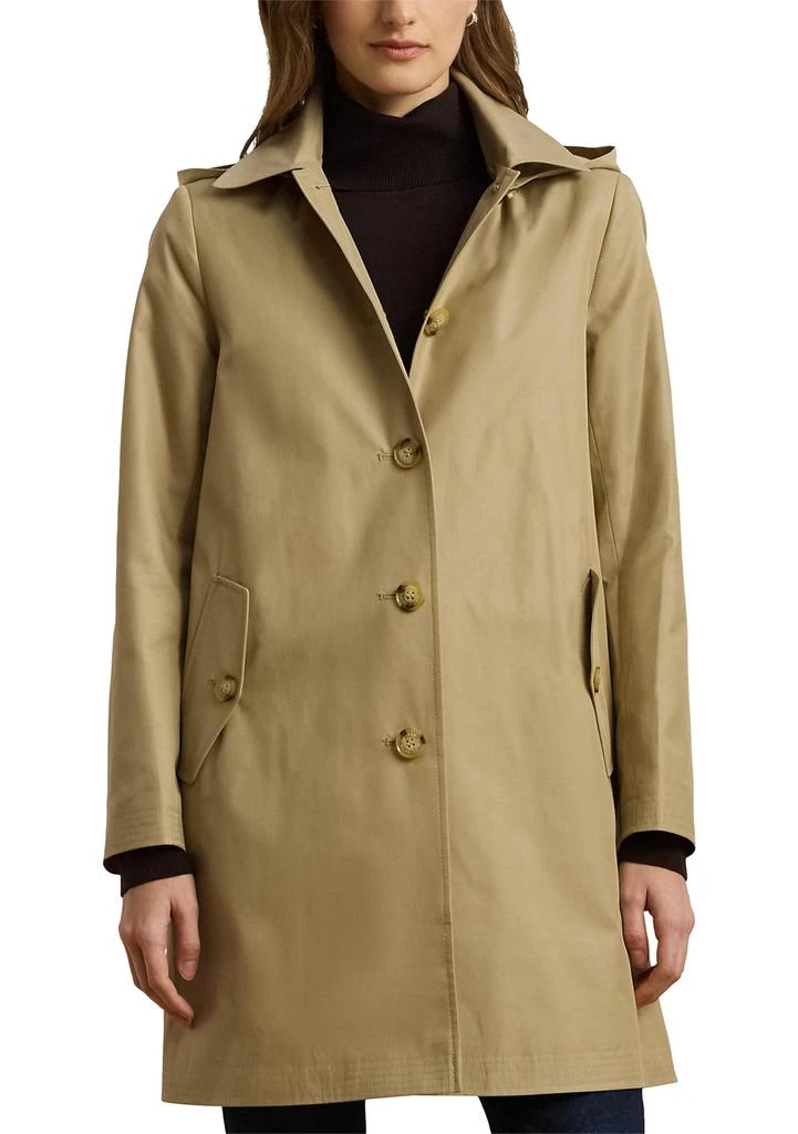 Ralph Lauren Women's Cotton Blend Icon Style A-Line Coat 1