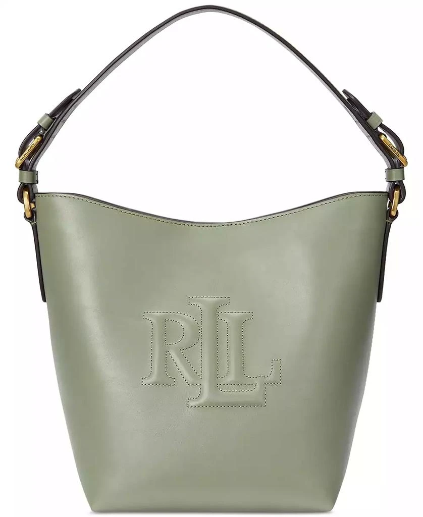 Ralph Lauren Leather Medium Witley Bucket Bag 6