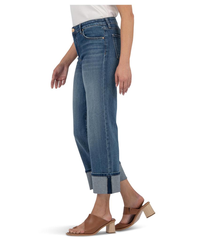 KUT from the Kloth Petite Charlotte High Rise- 4" Roll Up