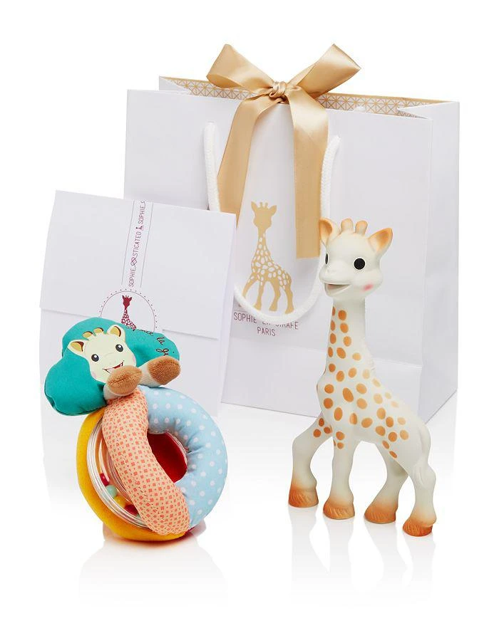 Sophie la Girafe Sophisticated Set with Sophie la Girafe & Rattle - Ages 0+ 1
