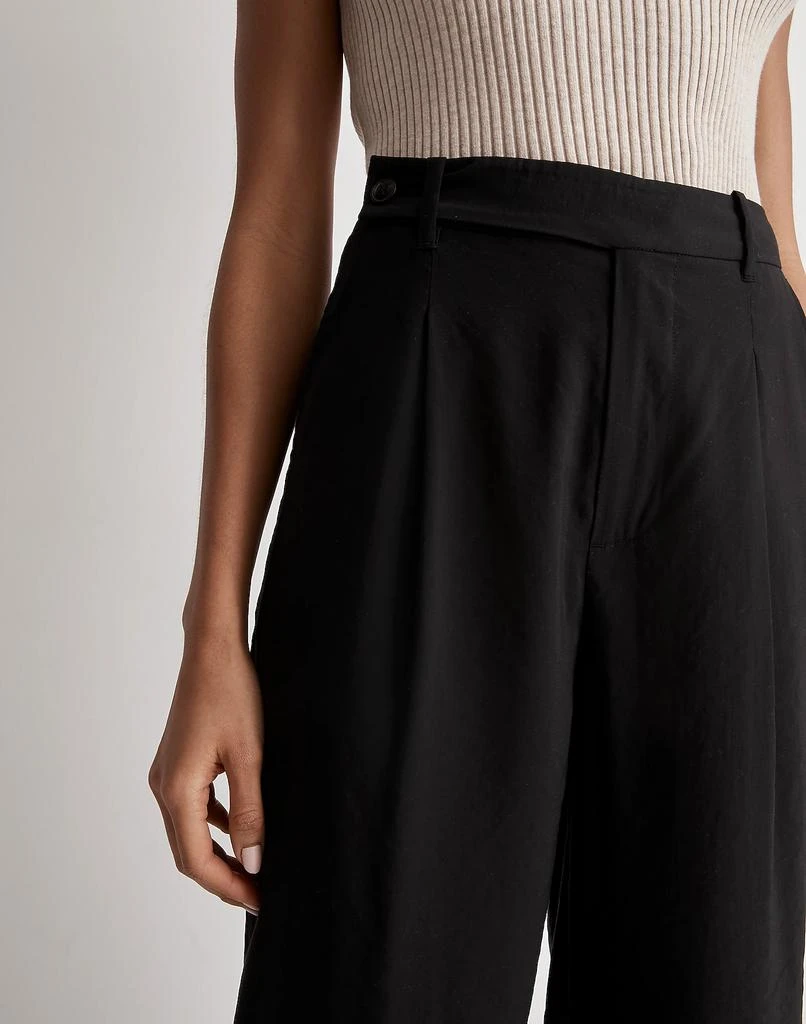 Madewell The Tall Harlow Wide-Leg Ankle Pant in Softdrape 4