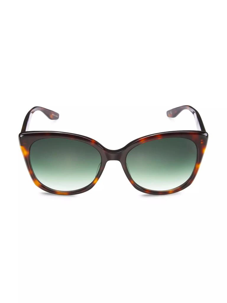 Barton Perreira Barton Perreira x Kelley Baker Brow Babe 56MM Cat-Eye Sunglasses 1
