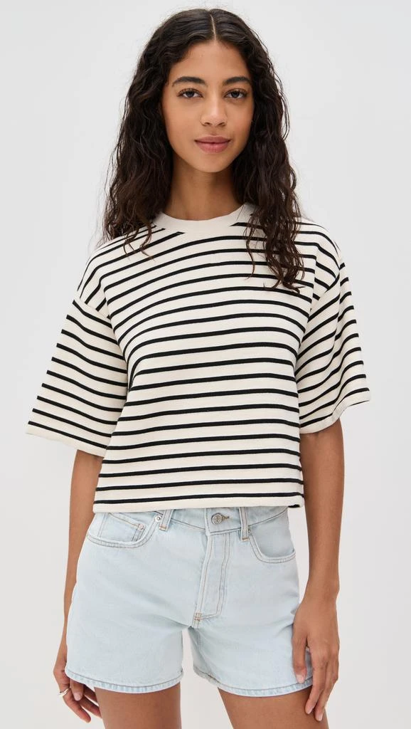 ANINE BING Myers Cropped Tee 1