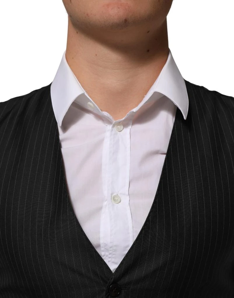 Dolce 
Gabbana Wool Men Dress Formal Waistcoat Men
s Vest 4