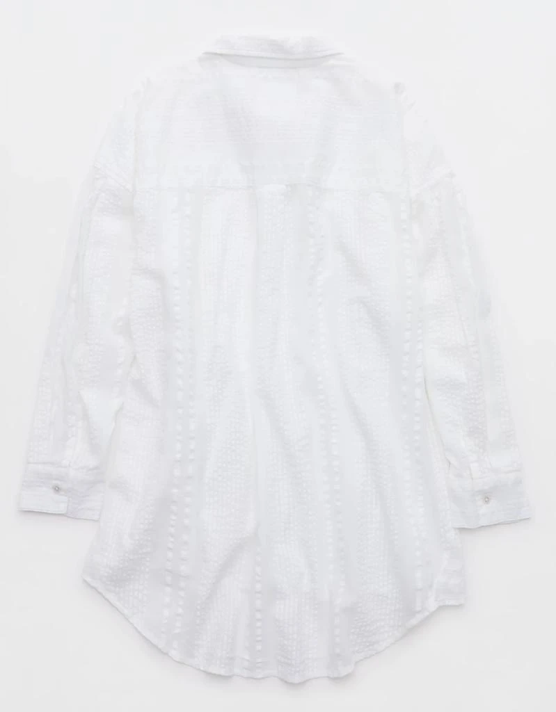 Aerie Aerie Seersucker Coverup Shirt 4