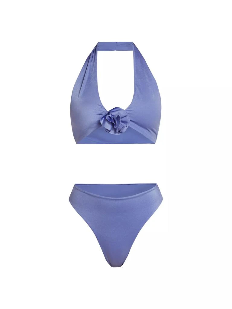 Maygel Coronel Al Sur Lebrija Halter High-Waisted Bikini 1