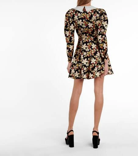 Miu Miu Floral satin sablé minidress 3