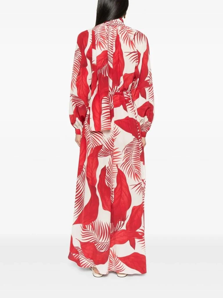 F.R.S For Restless Sleepers F.R.S For Restless Sleepers Leaf Print Maxi Dress 5