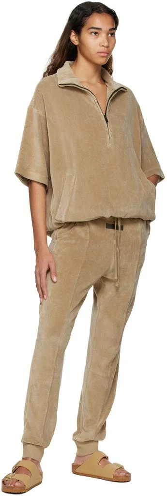 Essentials Tan Cotton Turtleneck 4