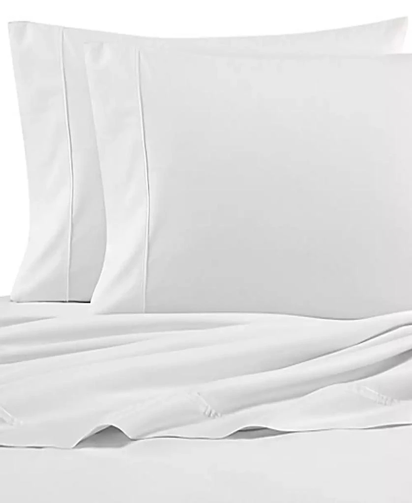 Nautica Solid Cotton Percale 4-Piece Sheet Set, Queen 1