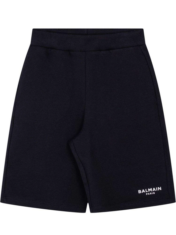 Balmain Balmain Kids Logo Elasticated Waistband Shorts