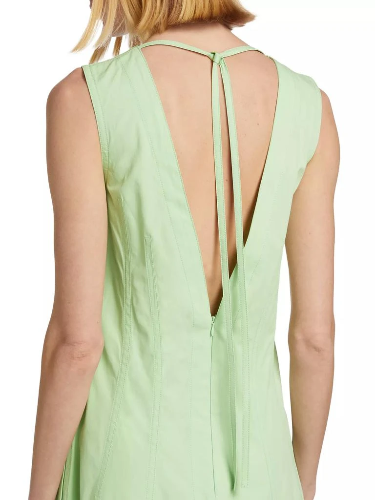 Bottega Veneta Sleeveless Cotton-Blend Midi-Dress 6