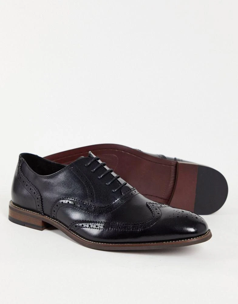 Gianni Feraud Gianni Feraud lace up brogue in black 4